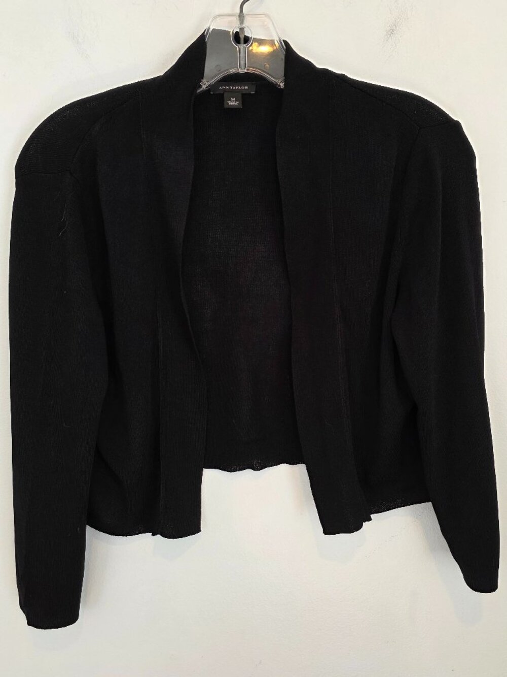 Ann Taylor Open Cropped Cardigan, Size M, Like New